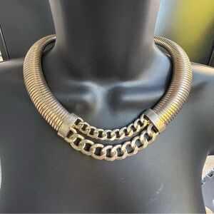 Gold Chain Statement Necklace